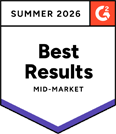 Summer 2026 Best Results Mid-Market software badge