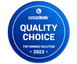 Crozdesk top ranked solution award