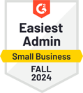 Easiest admin small bussiness fall 2024 award