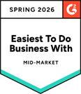 CareSmartz360 home care agency software - g2 spring award easiest to do business with 2026