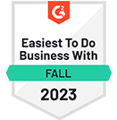 g2 easiest to do business with fall award 2023