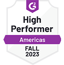 g2 high performer americas fall award 2023