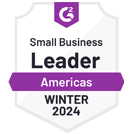 g2 small business leader americas 2024 winter award