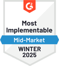 Most Implementable Home Care Software Mid-market winter 2025