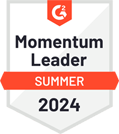 g2 momentum leader summer 2024 award