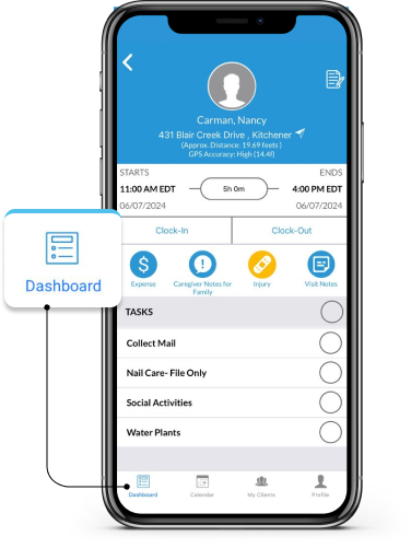 Caregiver Mobile App - CareSmartz360