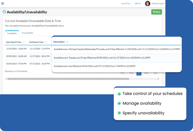 Caregiver scheduling Software - CareSmartz360