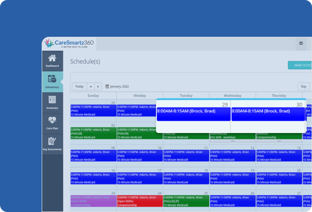 Home Care Software Portal - CareSmartz360