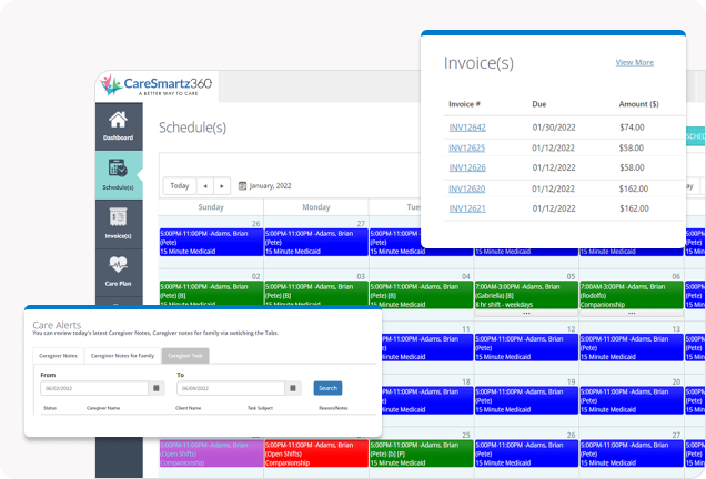client and family portal - CareSmartz360