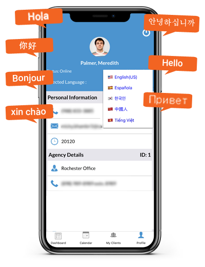 Multilingual Caregiver App - CareSmartz360