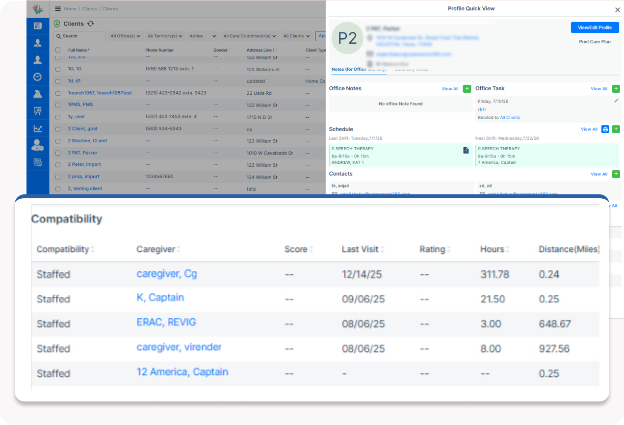 Software for Home Care Client Management - CareSmartz360